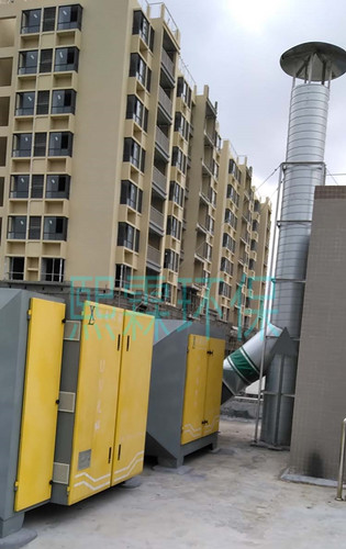 **塑胶厂喷漆废气处理工程