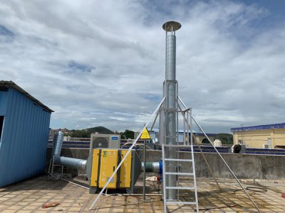 东莞ZF塑胶制品公司注塑废气处理工程