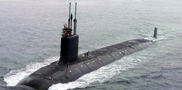 A US Virginia-class submarine in 2014. Source: Morning Star